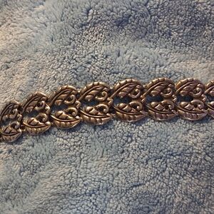 Intricate Silver Leaf Bracelet